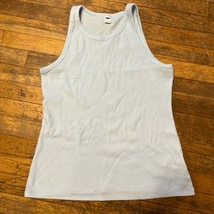 Litht blue old navy tank top, size large